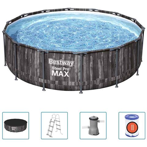 Set Piscina Rotonda Steel Pro Max 427x107 Cm - Foto 1