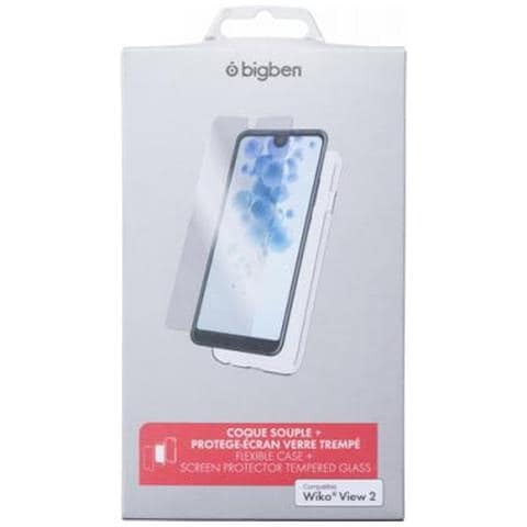 Set Di Protezione Cover E Salvadisplay Per Wiko Tommy 3, Trasparente - Foto 2