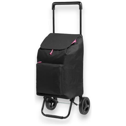Carrello Trolley Portaspesa 42 Lt Leggero Con Struttura In Acciaio E Sacca Impermeabile Con Doppia Tasca Zip Gimi Argo - Foto 1