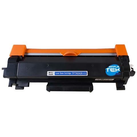 Toner Nero Con Chip Per Brother Tn2420 Tn-2420 Hl 2310 2350 2370 - Foto 1