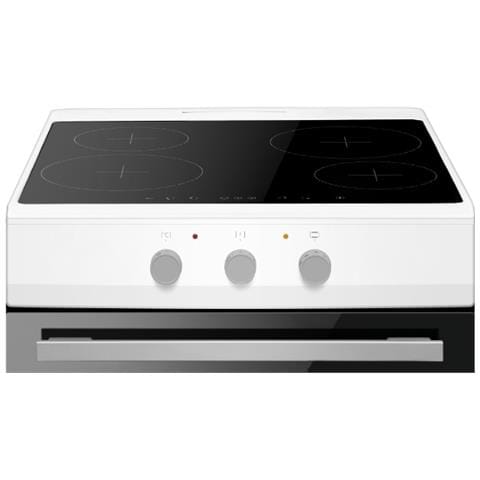 Piano Cottura In Vetroceramica A 4 Fuochi Da 65 Litri, Bianco - Faci2003b - Foto 5