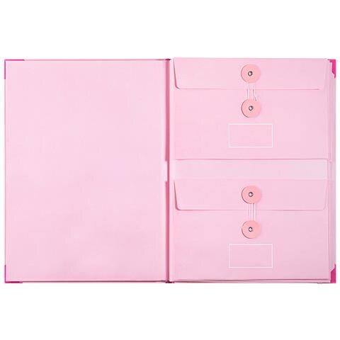Organizer Per File A Fisarmonica, Formato Lettera A4 Con Cartelle Espandibili Pink - Foto 2