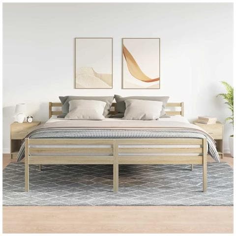 Comodini 2 Pz Con Cassetto Rovere Sonoma 40x34x50 Cm - Foto 3