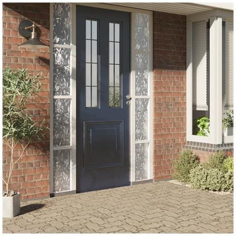 Pellicola Per Finestra Smerigliata Motivo Fiori 90x500 Cm Pvc - Foto 2