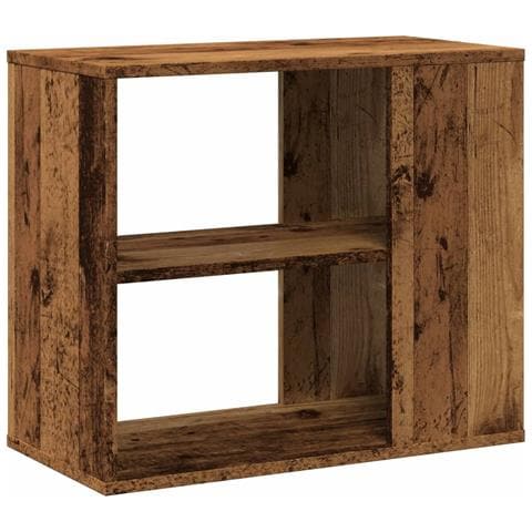 Mobiletto Laterale Legno Antico 60x30x50 Cm Legno Multistrato - Foto 2
