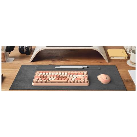 Tastiera e Mouse Wireless KSKM-5200M-RF(DE)  (Layout Tedesco) Colore Beige. Marrone. Rosa - Foto 4