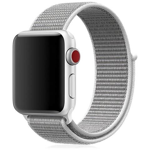 Dam Cinturino In Nylon  Compatibile Con Apple Watch 42/44/45/49mm 20x3x0,2 Cm. Grigio - Foto 1