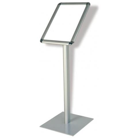 Franken Bs0904 Stand Informativo E Supporto Per Brochure A4 Alluminio Argento - Foto 1