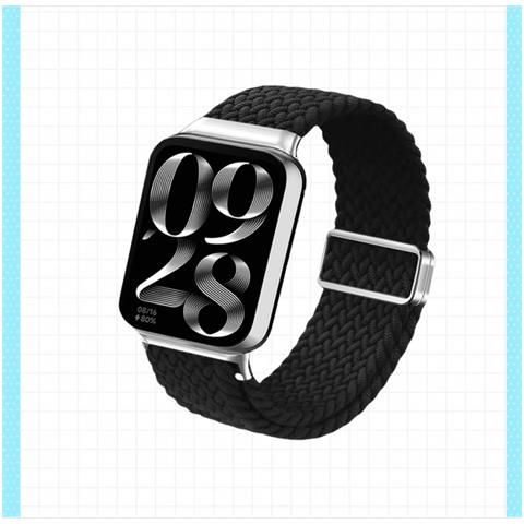 Cinturino Intrecciato In Nylon Nero Ossidiana Per Xiaomi Smart Band Xiaomi 8 - Foto 2