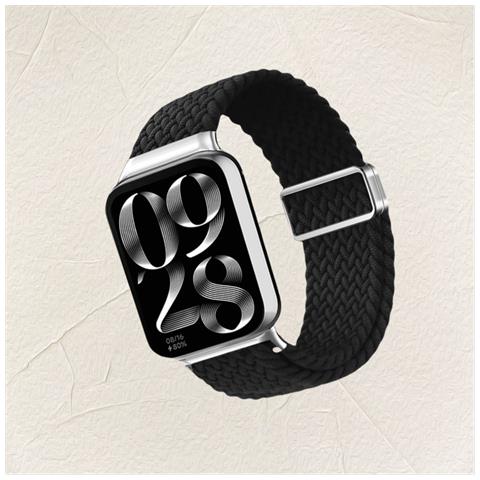 Cinturino Intrecciato In Nylon Nero Ossidiana Per Xiaomi Smart Band Xiaomi 8 - Foto 7