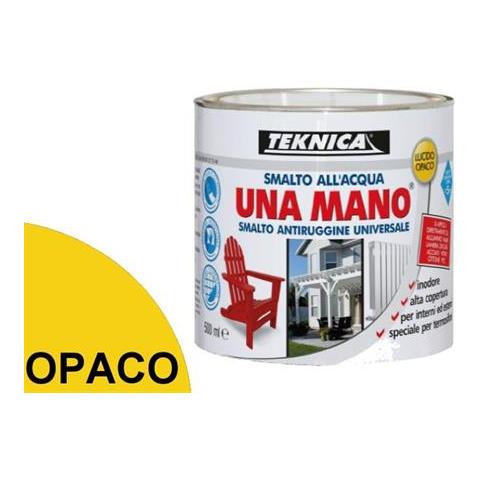 Unamano Smalto All'acqua 125ml Giallo Opaco - Foto 1
