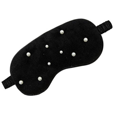 Mascherina Per Dormire Pearl Plush - Blocca La Luce Per Un Sonno Riposante Black - Foto 3
