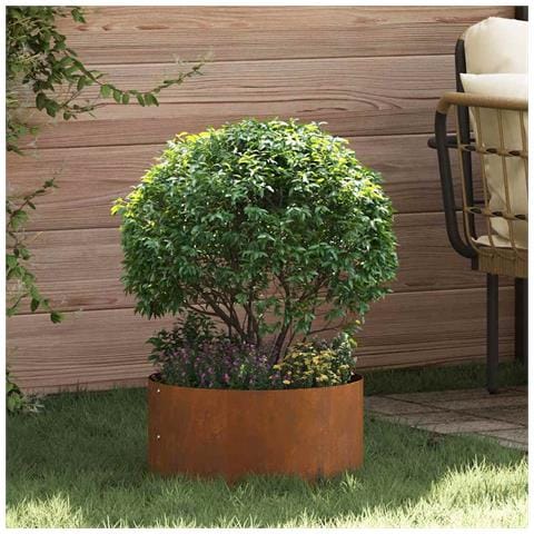 Vaso da giardino Marrone 40 x 40 x 20 cm Acciaio corten - Foto 2