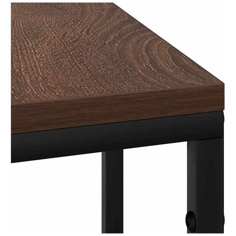 Armadio da Notte Rovere marrone 41.5 x 26 x 60.5 cm - Foto 9