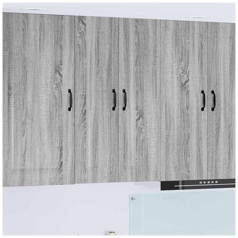 Pensile cucina Grigio Sonoma 60 x 31 x 100 cm Legno multistrato - Foto 2