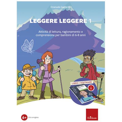 Emanuele Gagliardini - Leggere leggere. Con software. Vol. 1: Attività di lettura, ragionamento e comprensione per bambini di 6-8 anni - Foto 1
