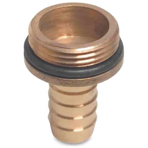 Raccordo Portagomma In Ottone Con O-ring 3/4 Ag 20 Mm - Foto 1