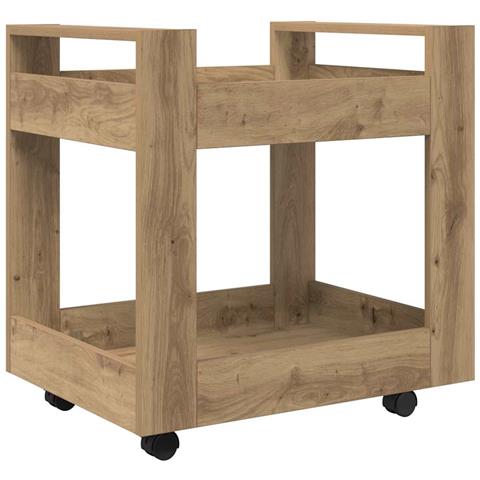 Carrello da Scrivania Rovere artigianale 60 x 45 x 60 cm - Foto 1