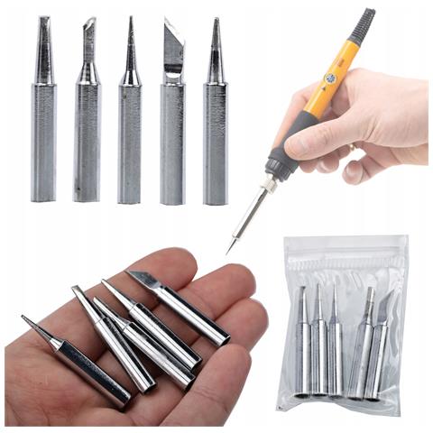 Set Punte Per Saldatura 900m - Precisione E Durata | Ø 6mm, L 26mm | Compatibile Con Stazioni Yihua Wep 936 858d 853d 878d - Foto 1