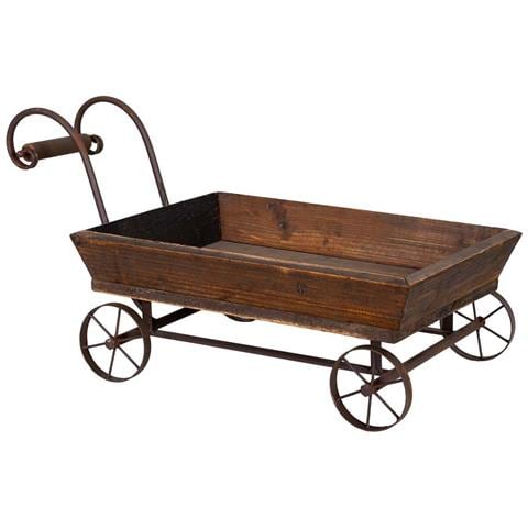 Carrello Espositivo In Legno E Metallo 65x35,5x31,5h Cm - Foto 1