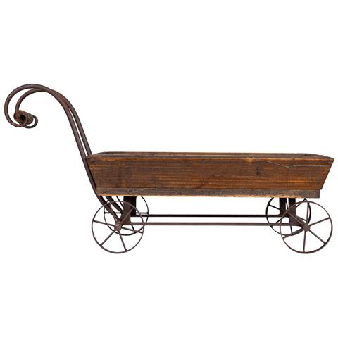 Carrello Espositivo In Legno E Metallo 65x35,5x31,5h Cm - Foto 2