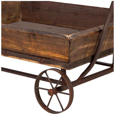 Carrello Espositivo In Legno E Metallo 65x35,5x31,5h Cm - Foto 7
