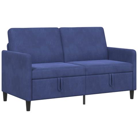 Divano con Storage Blu Polizia 152 x 78 x 87 cm Poliestere - Foto 1
