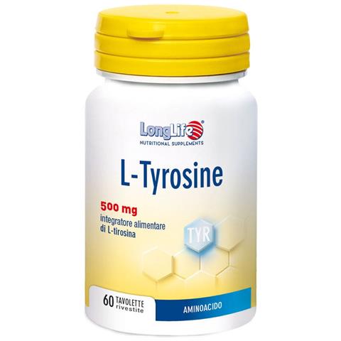 L-Tyrosine 60 Tavolette Rivestite da 1,2 g - Foto 1