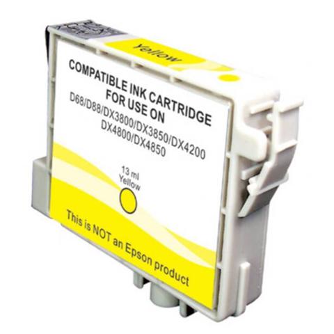 Cartuccia Compatibile Epson Stylus D68 / D88 / Dx3800 / Dx4800 T0614 Giallo - Foto 1