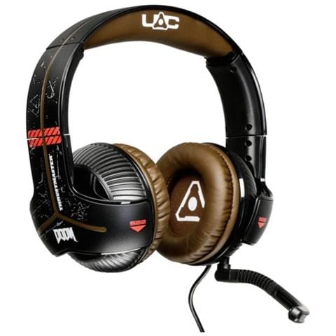 Cuffie Gaming con Microfono Y-350X Doom Edition Connessione Cavo colore Nero - Foto 2