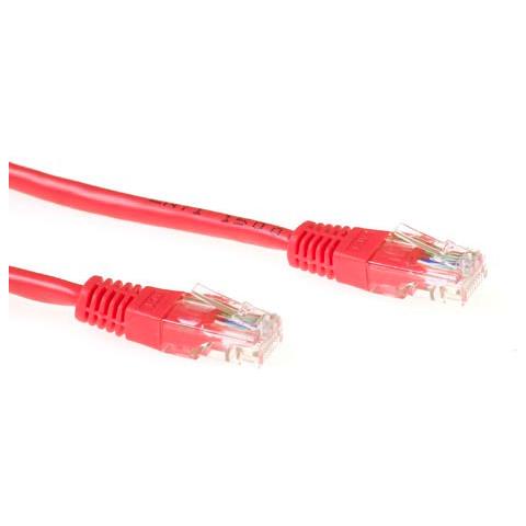 Cavo Rete - Categoria 5e - 1 m - 1 x RJ-45 Maschio Rete - 1 x RJ-45 Maschio Rete - Cavo patch - Rosso - Foto 1