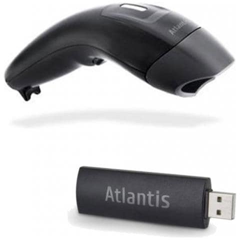 LETTORE BARCODE WIRELESS ATLANTIS A08-LN1252-W USB - Tecnol. Linear Image Lett. 30-200mm - 270sec - EAN: 8026974018348 - Foto 1
