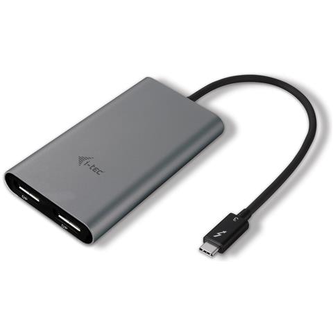 Adattatore Video Thunderbolt 3 Dual DP 5120 x 2880 Pixel - Grigio - Foto 2