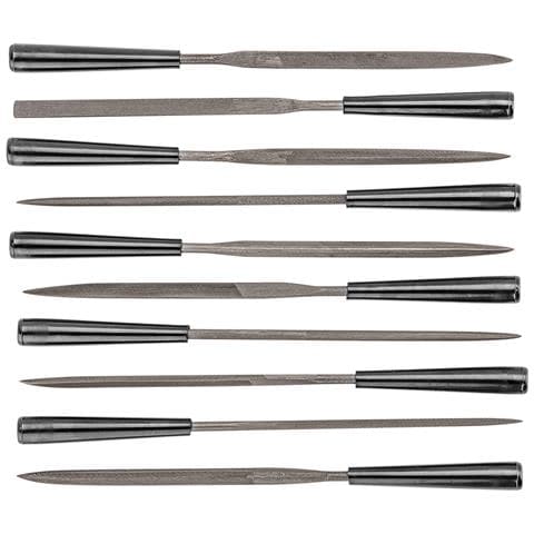Mini Lime Ad Ago Per Ferro Mm 140 Set 10 Pezzi Ø 3 Assortimento Serie Precision - Foto 4