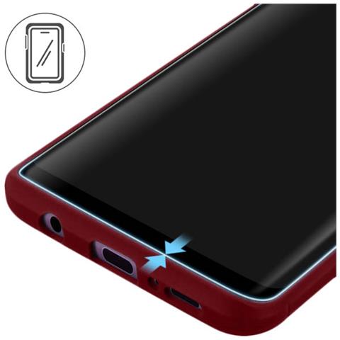 Pellicola Galaxy S9 Cover Friendly Vetro Temperato Bordi Ricurvi Neri - Foto 9