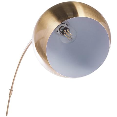 Lampada da Terra in Metallo e Ottone Altezza 210 cm - Foto 2