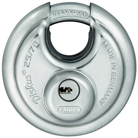 Lucchetto 117 Mm Argento Serratura A Chiave - Foto 1