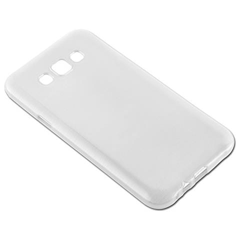 Custodia Compatibile Con Samsung Galaxy E7 2015 In Argento - Coperchio Protettivo In Silicone Tpu Flessibile Con Design Spazzolato - Foto 2