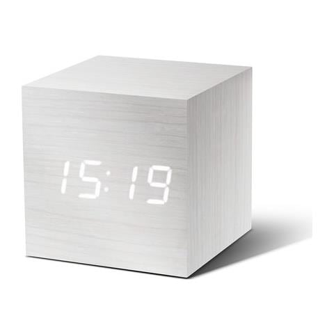 Cube Click Clock, Orologio, - Bianco Bianco - Foto 1