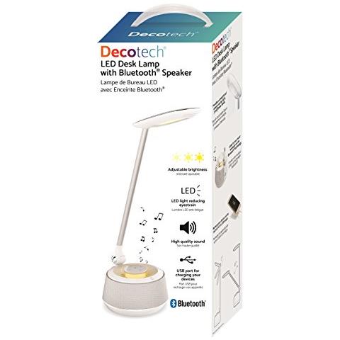 Btl030 Led Lampada Da Tavolo Con Altoparlante Bluetooth, Bianco - Foto 2