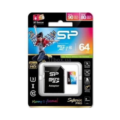 64GB microSDXC, MicroSDXC, UHS-I, Class 10 - Foto 3