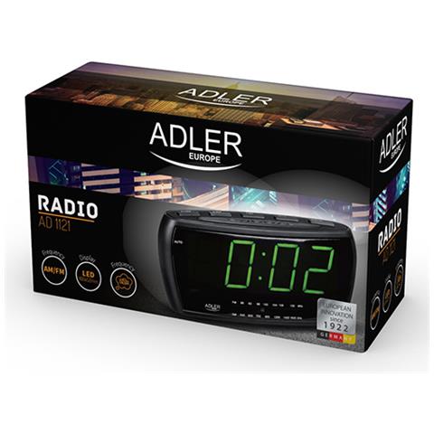 AD 1121 Orologio Analogico e digitale Nero radio - Foto 4