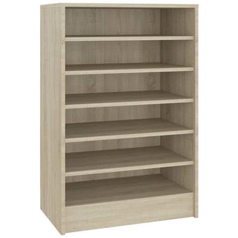 Scarpiera Rovere Sonoma 60x35x92 cm in Truciolato - Foto 1