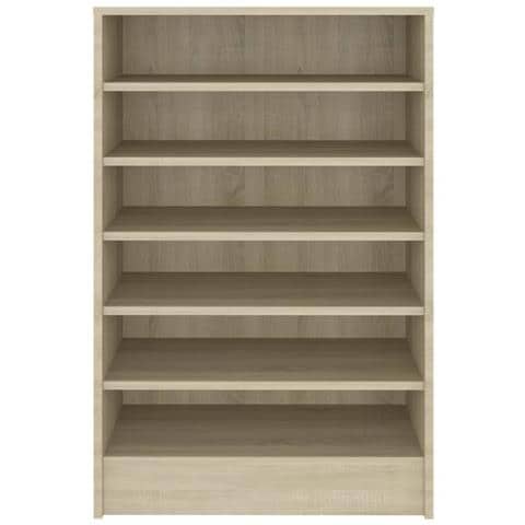 Scarpiera Rovere Sonoma 60x35x92 cm in Truciolato - Foto 7