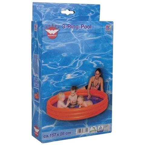 Piscina Gonfiabile Junior 157 X 28 Cm Pvc Rosso / blu - Foto 2
