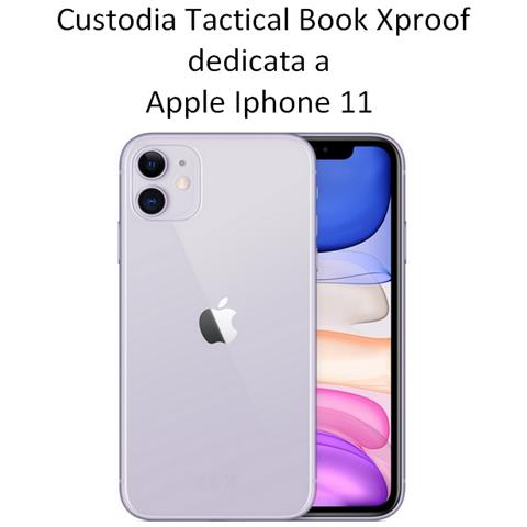 Custodia Originale Book Xproof Flip Case Per Apple Iphone 11 Mud Brown - Foto 2