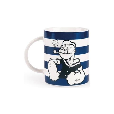 Excelsa, Popeye, Mug Ml 300 In Finissima Porcellana, Bianco, 8.9x8.9x9 Cm - Foto 1