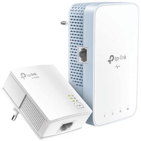 Tl-wpa1000 Kit Adattatore Di Rete Powerline 1000 Mbit / s Collegamento Ethernet Lan Wi-fi Bianco - Foto 1