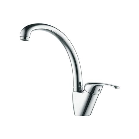 Miscelatore Monocomando Lavello Monoforo Canna Alta Cromato Livorno - Foto 3