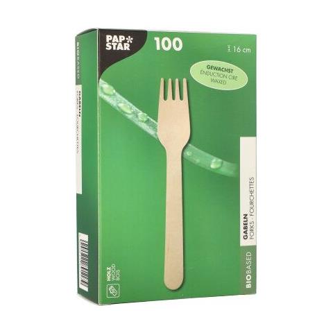 89117 forchetta monouso Legno 100 pz - Foto 2